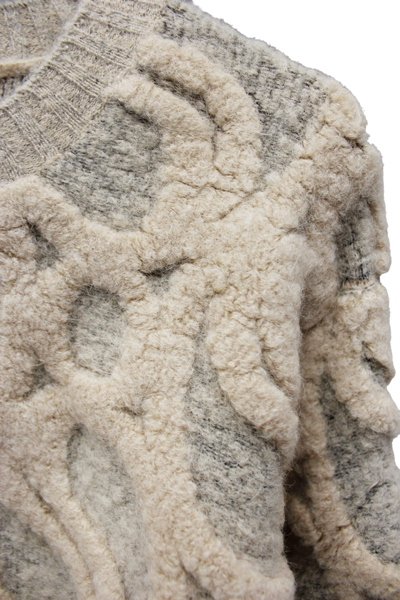 SOFT ALPACA WAVE KNIT【23AW】