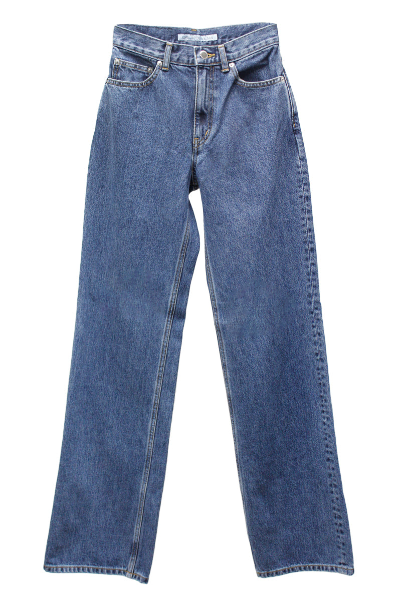 WASHED DENIM STRAIGHT PANTS｜JOHN LAWRENCE SULLIVAN｜MOGGIE CO-OP