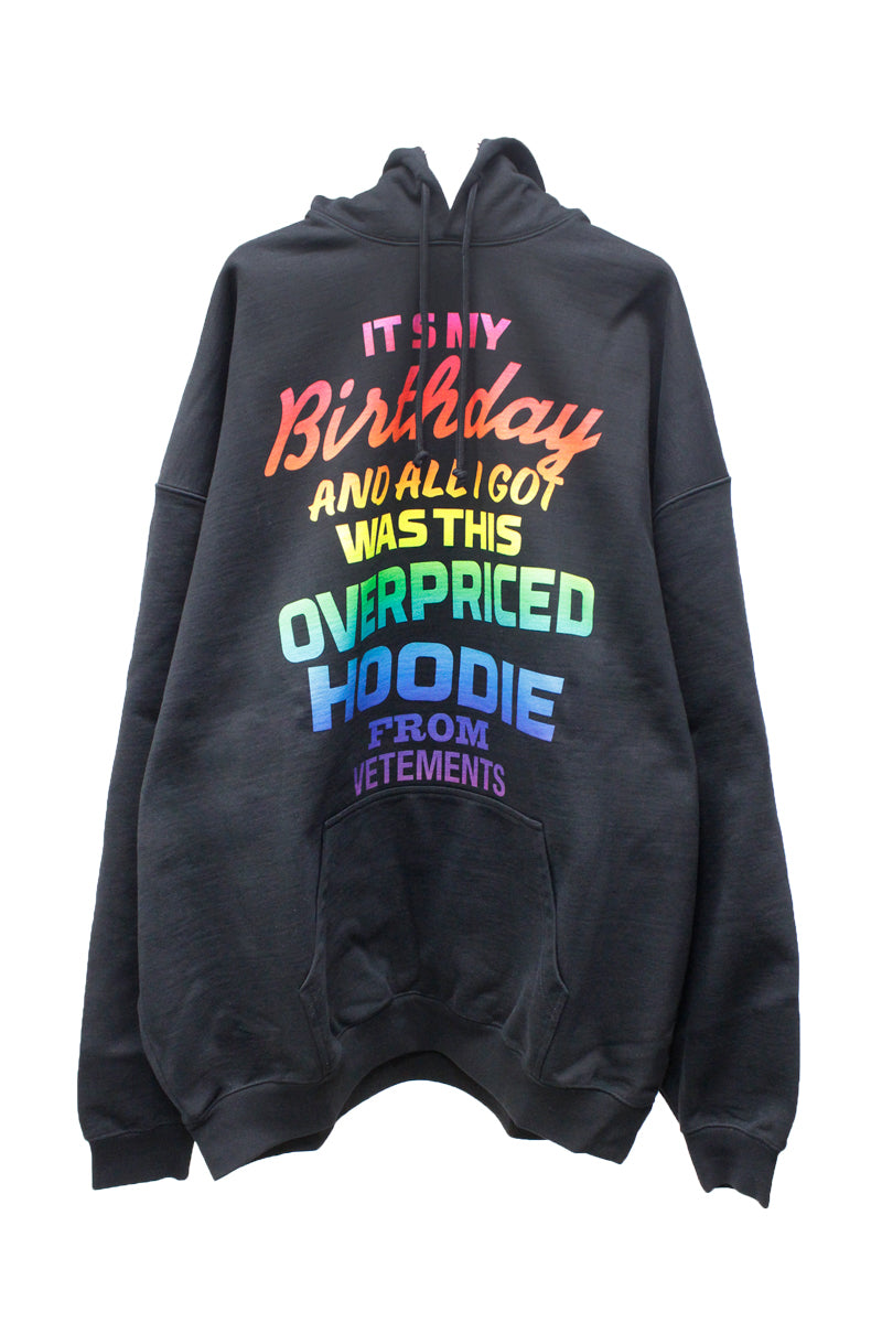 OVERPRICED BIRTHDAY HOODIE【23AW】