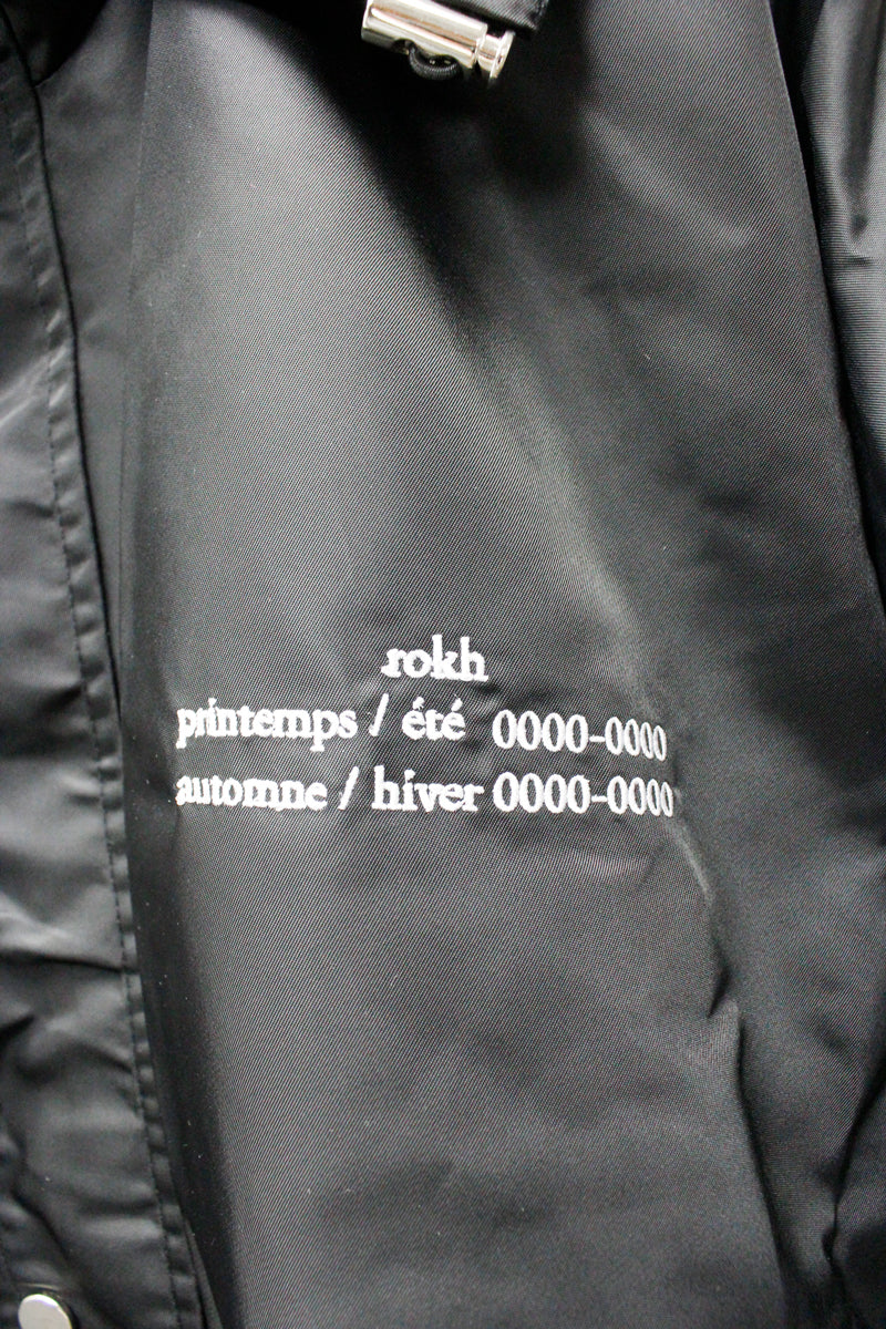NYLON MIDI HOOD COAT【23AW】