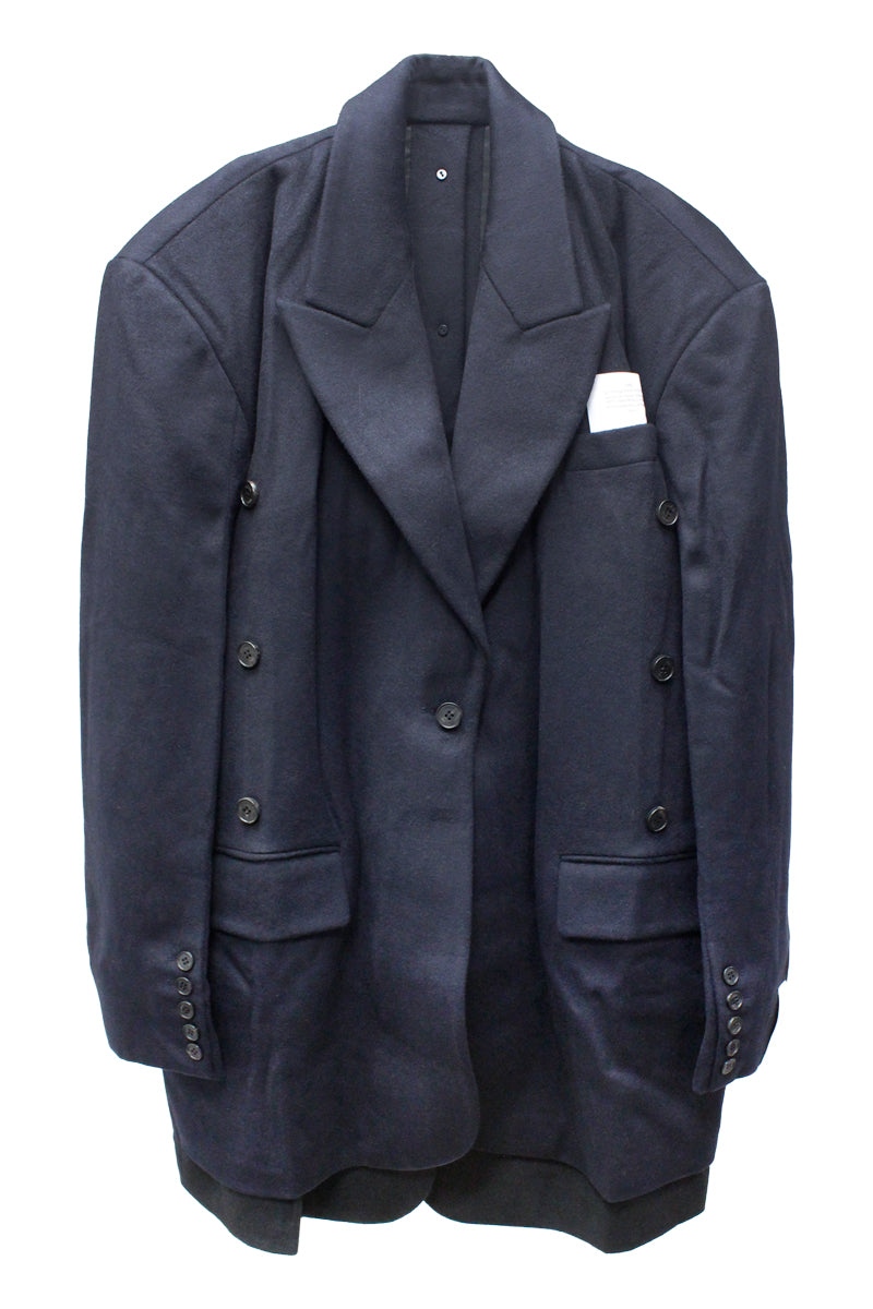 DOUBLE LAYERS TAILORED COAT【23AW】