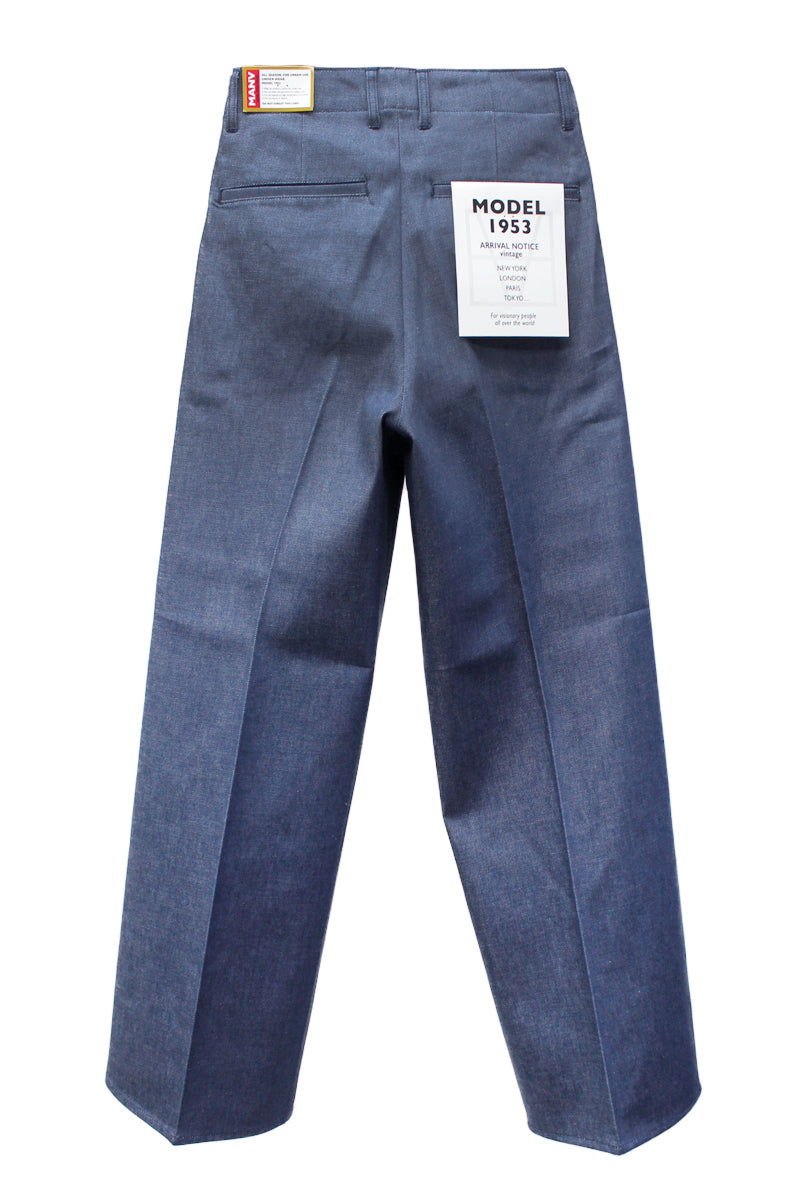 TUCK WIDE DENIM PANTS