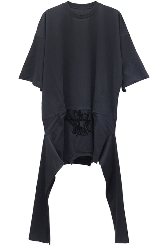 Tシャツ切替ドレス