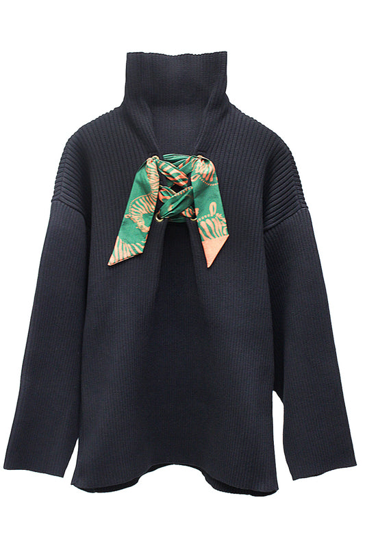 タートルリブニット