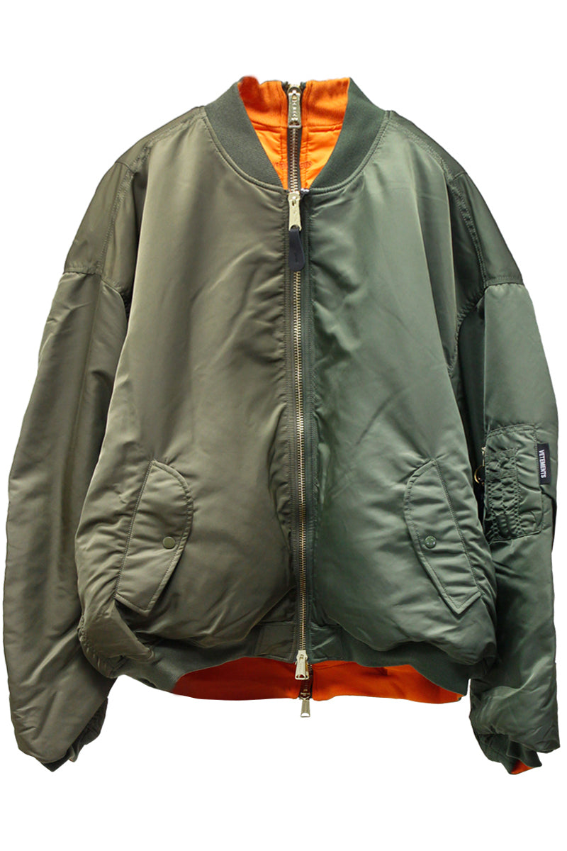 DOUBLE ZIP BOMBERJACKET