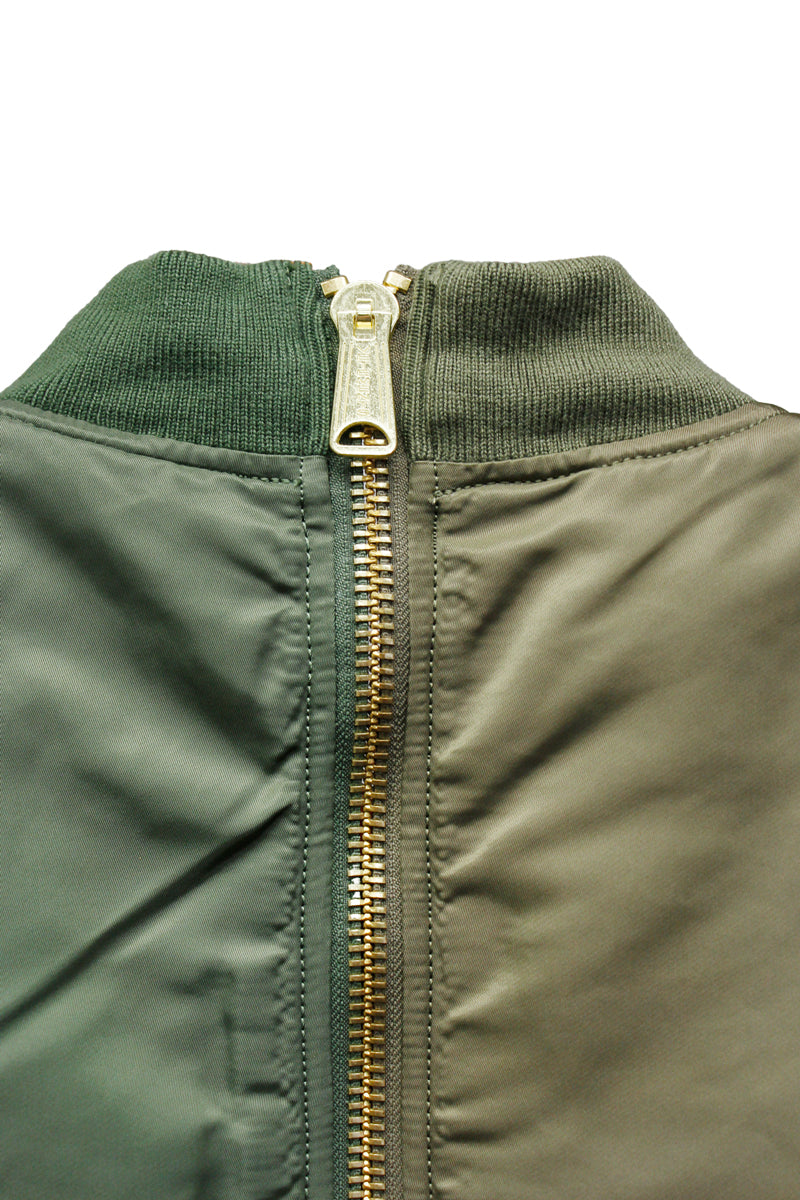 DOUBLE ZIP BOMBERJACKET