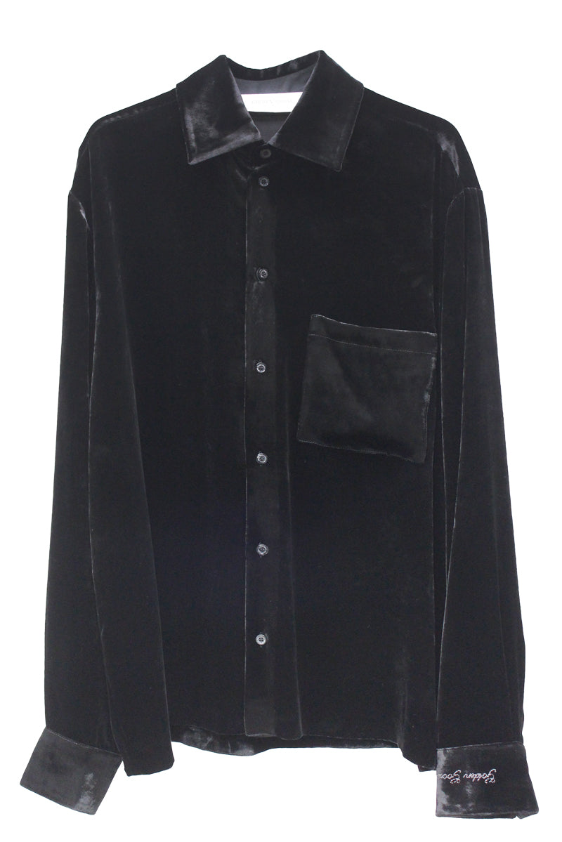 BOXY VELVET SHIRT【25SS】