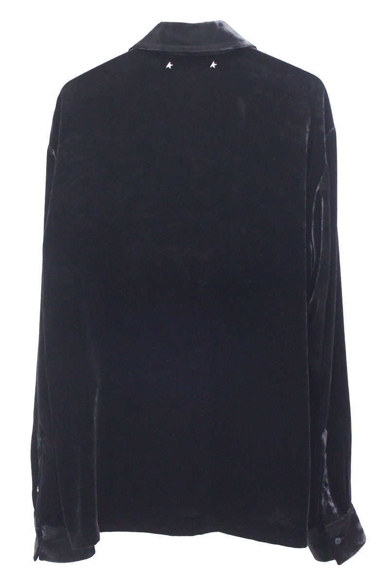 BOXY VELVET SHIRT【25SS】