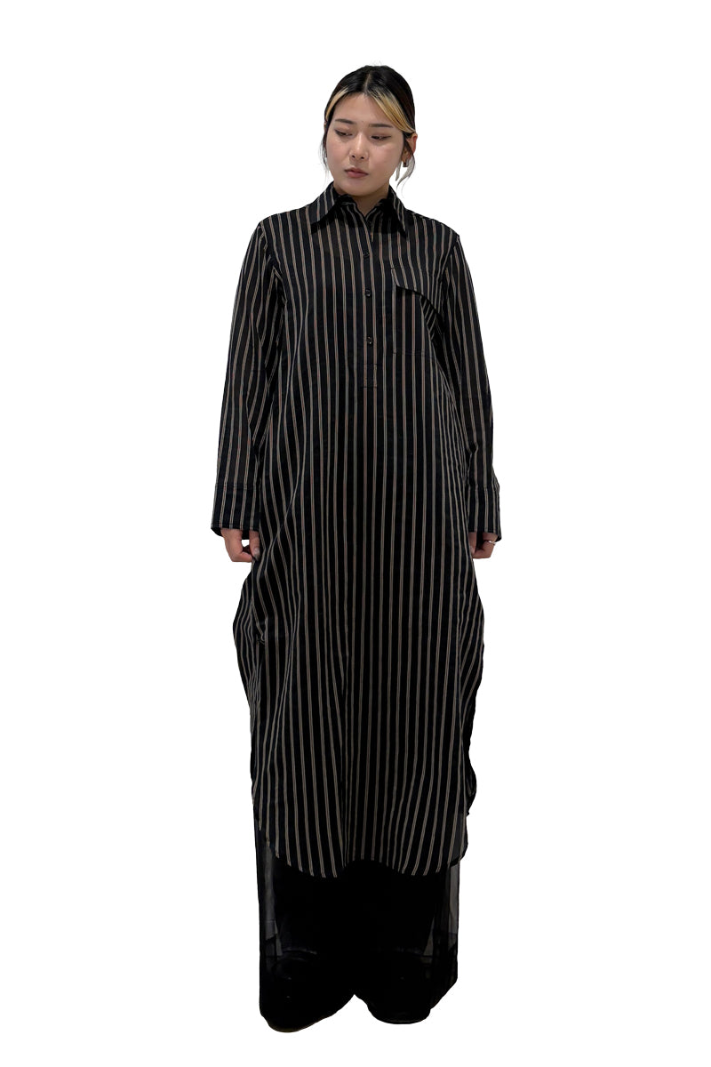 ストライプ柄ワンピース