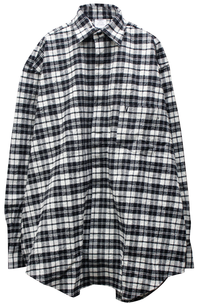 METALIZED WRINKLED PYJAMA SHIRT