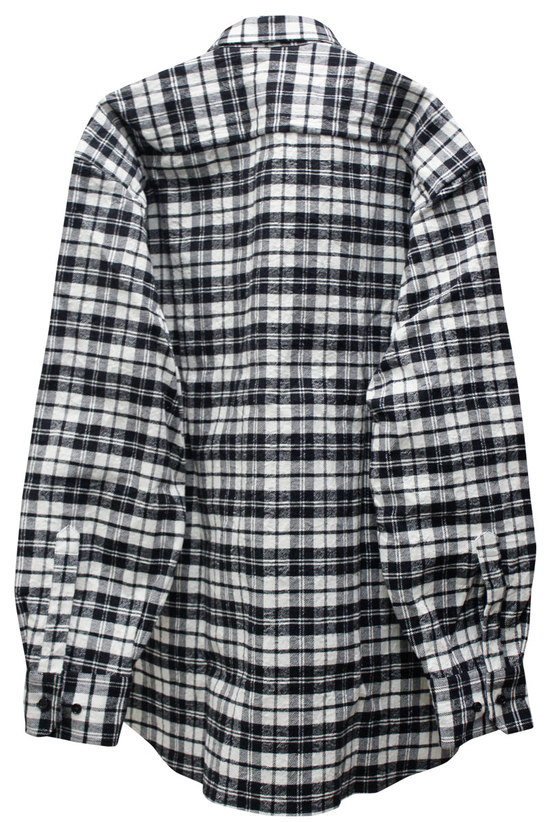 METALIZED WRINKLED PYJAMA SHIRT