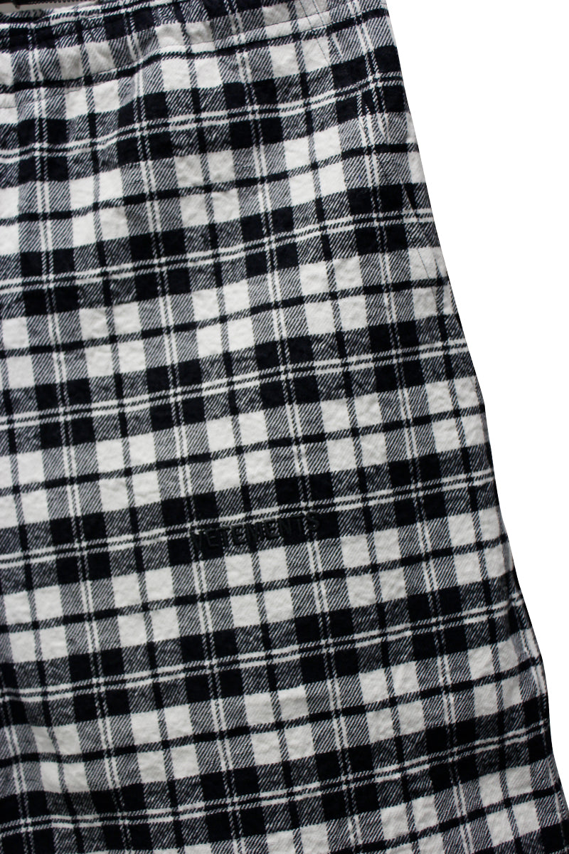 METALIZED WRINKLED PYJAMA PANTS