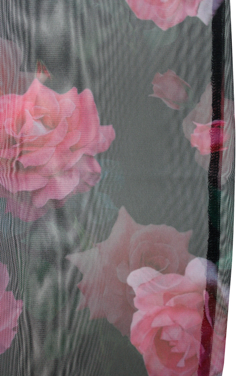 Printed Mesh Leggins