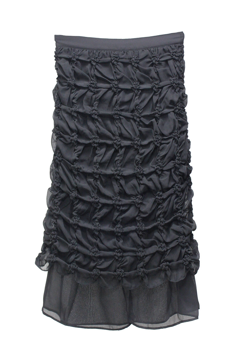 SCRUNCHED CHIFFORN SKIRT