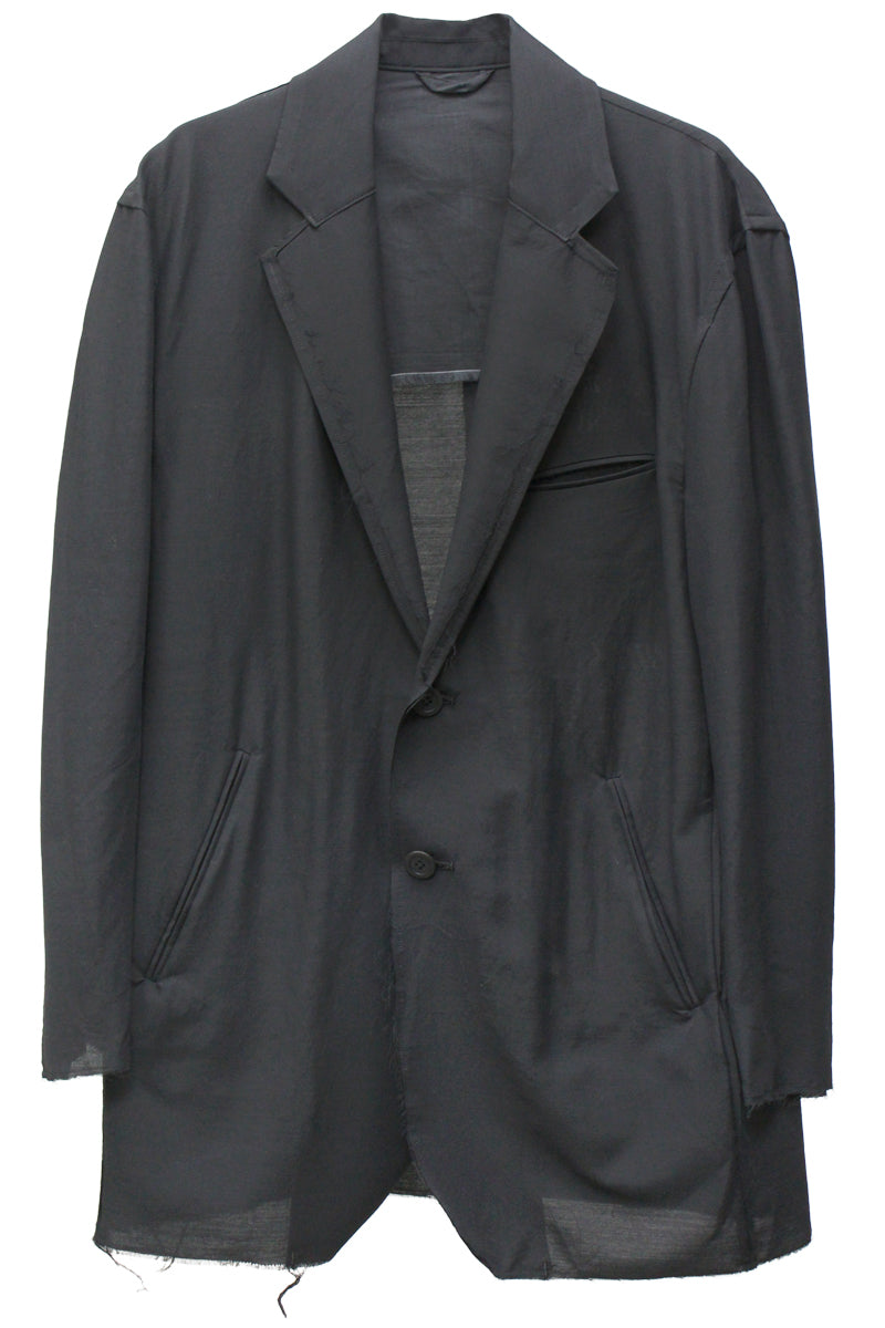 WOOL RAYON TROPICAL BROKEN JACKET