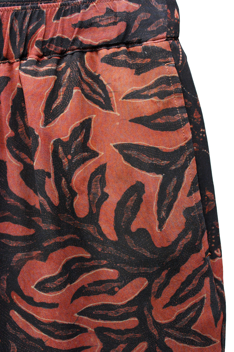 BOTANICAL PRINT EASY PANTS