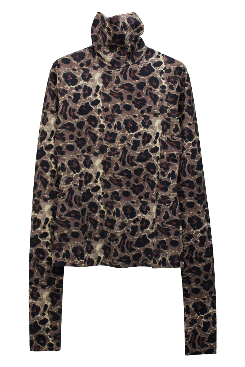 LEOPARD TURTLENECK【25SS】