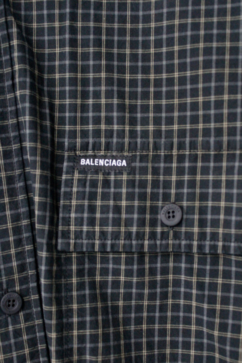 Cut-Up Hooded Shirt(UNISEX)