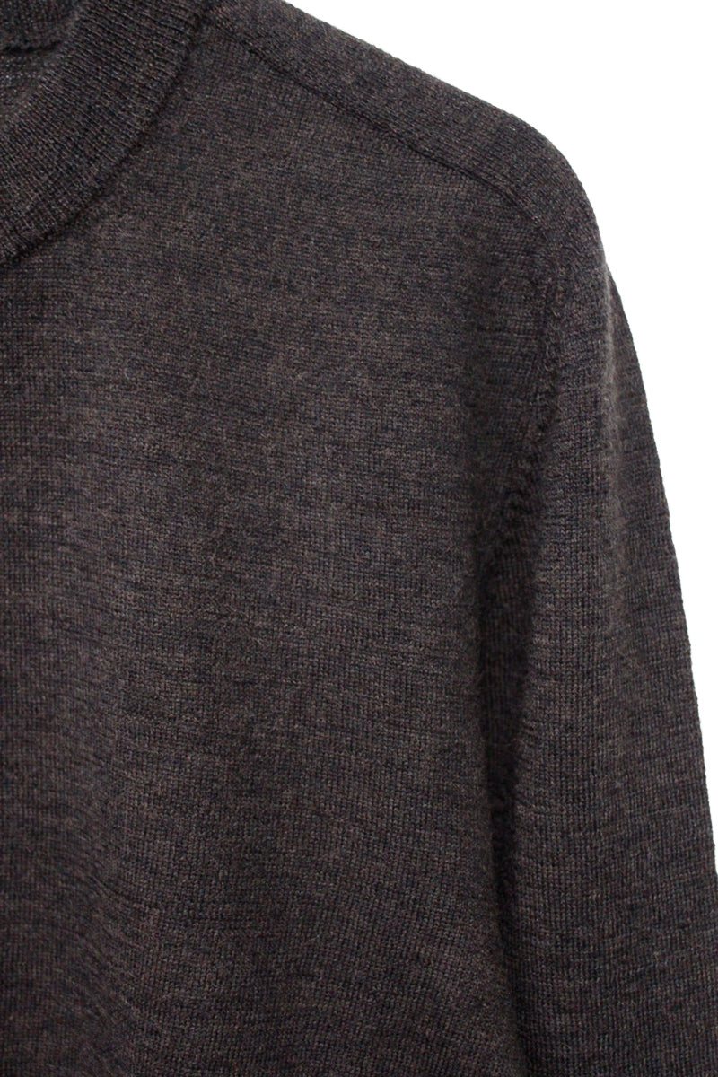 エルボーパッチクルーニット【25AW】
