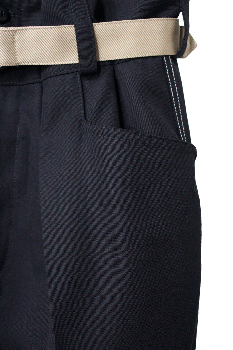 ベルト付ウールパンツ【25AW】