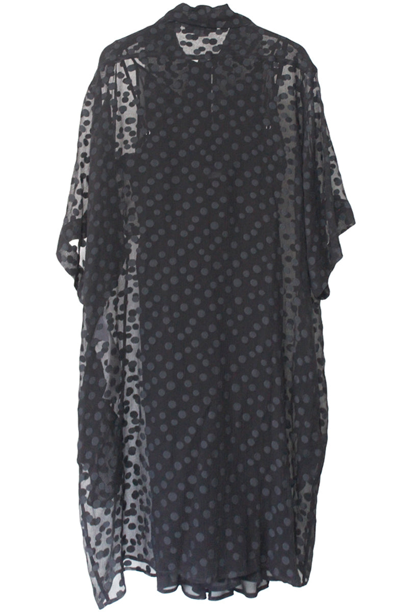 CREPONNE DOTS TIE DRESS【25AW】