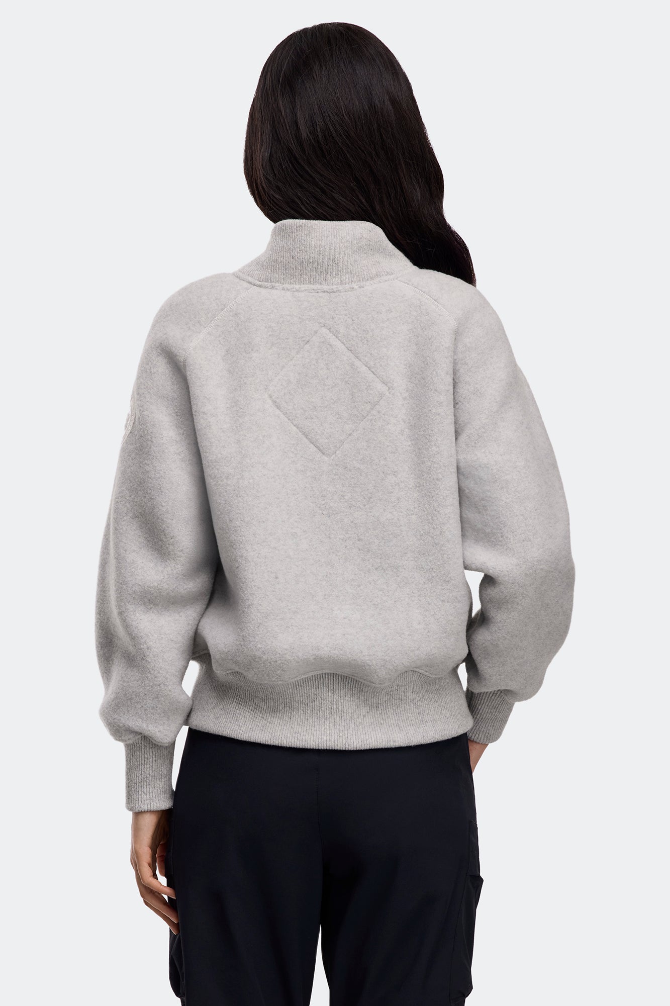 Sierra Fleece Bomber White Label