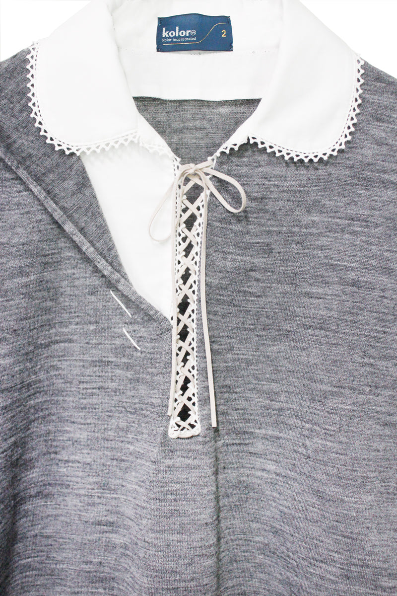 襟付切替ニット【25AW】