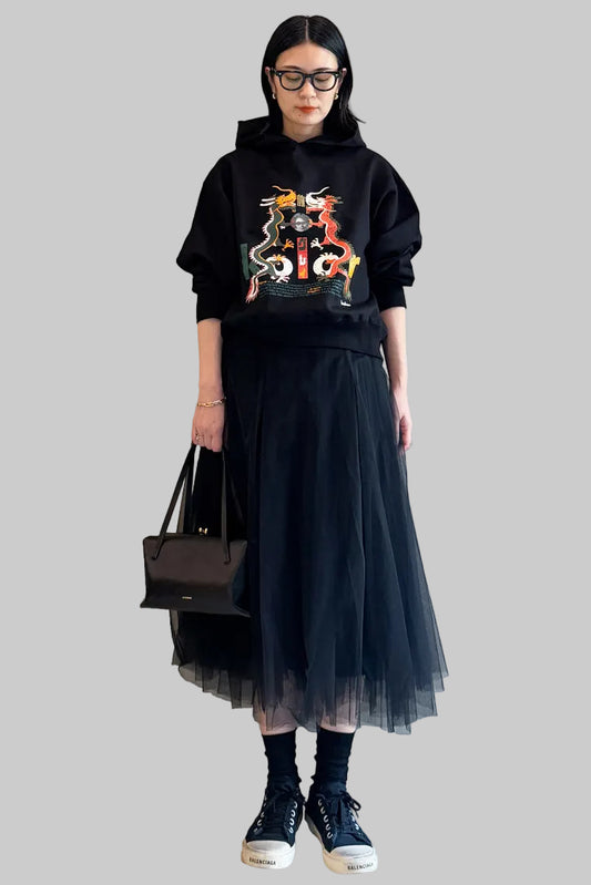 プリントフーディ