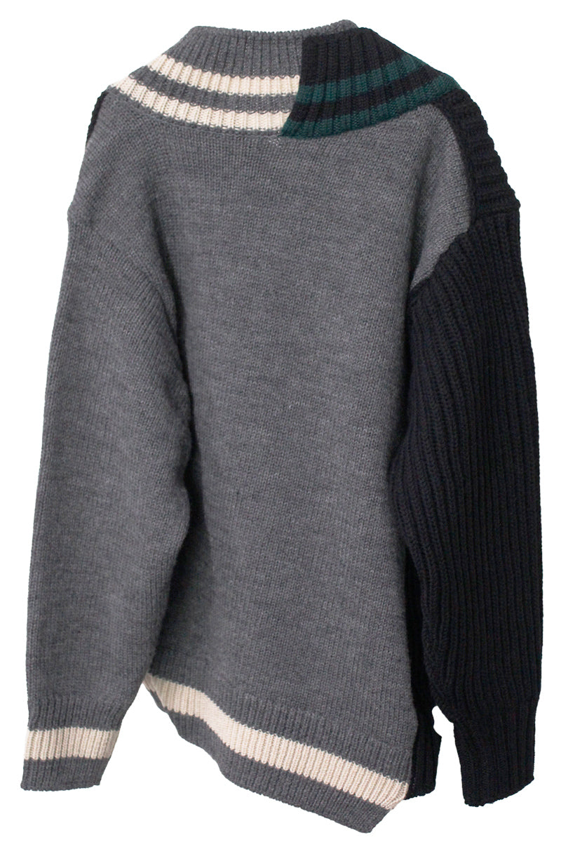 切替Vネックニット(BEACON)【25AW】