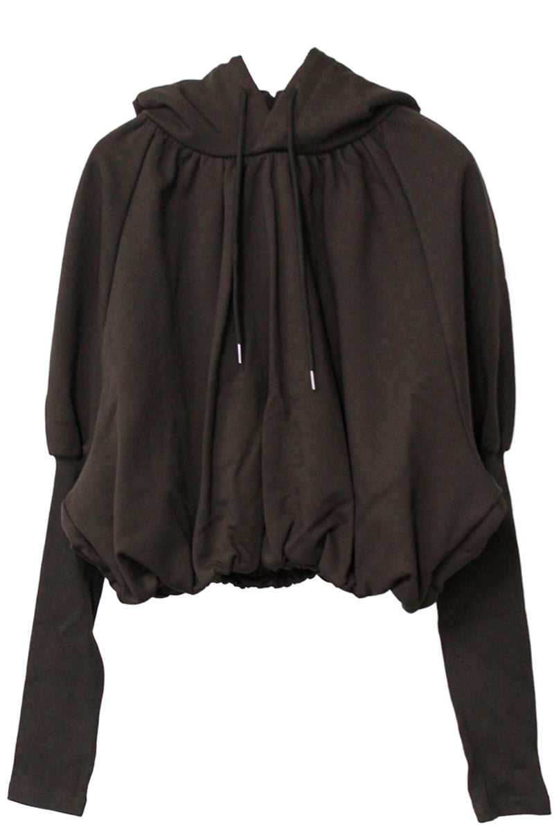 SWEAT BALLOON SLEEVE HOODIE【25AW】