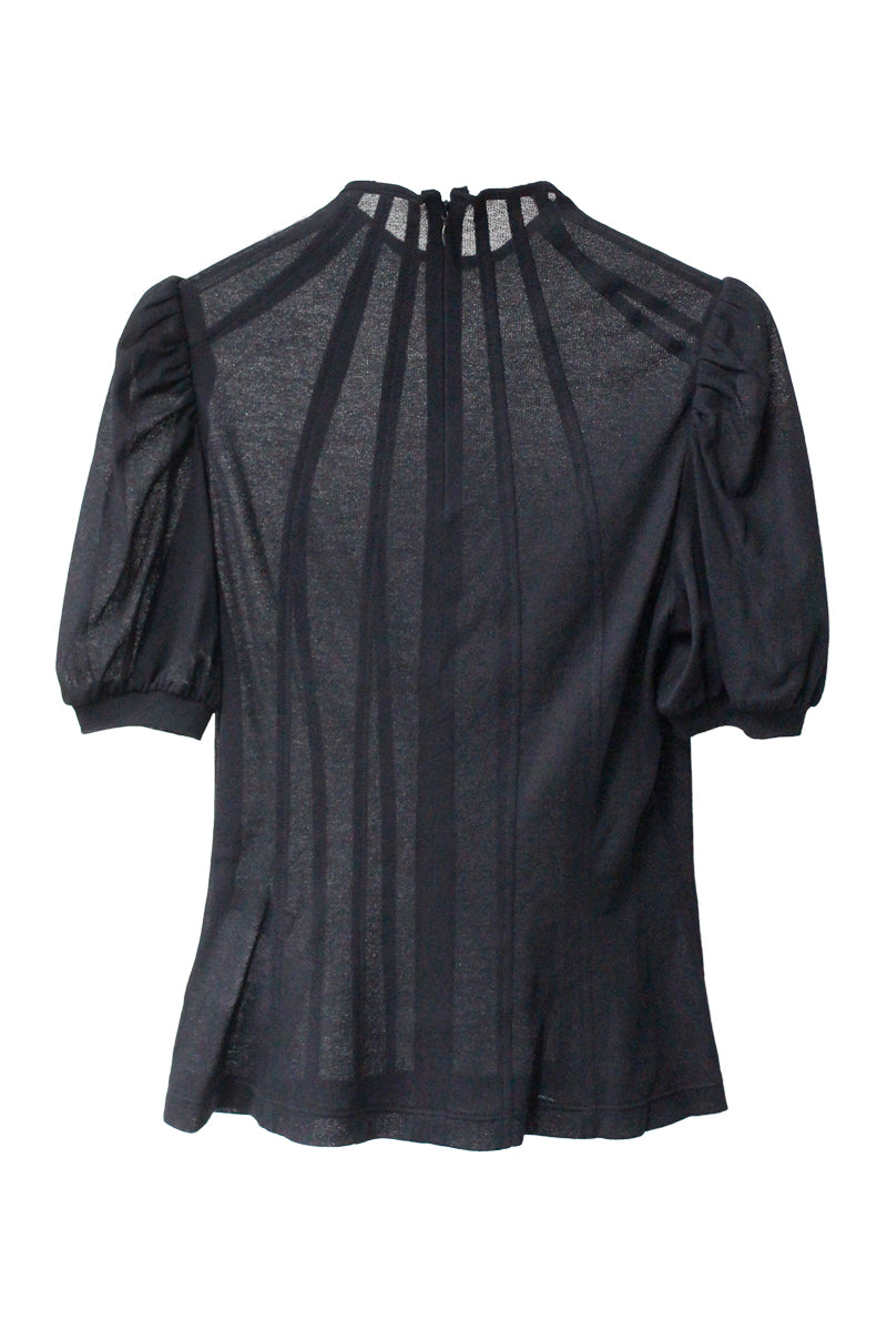 COTTON JERSEY PUFF SLEEVE T-SHIRT【25AW】