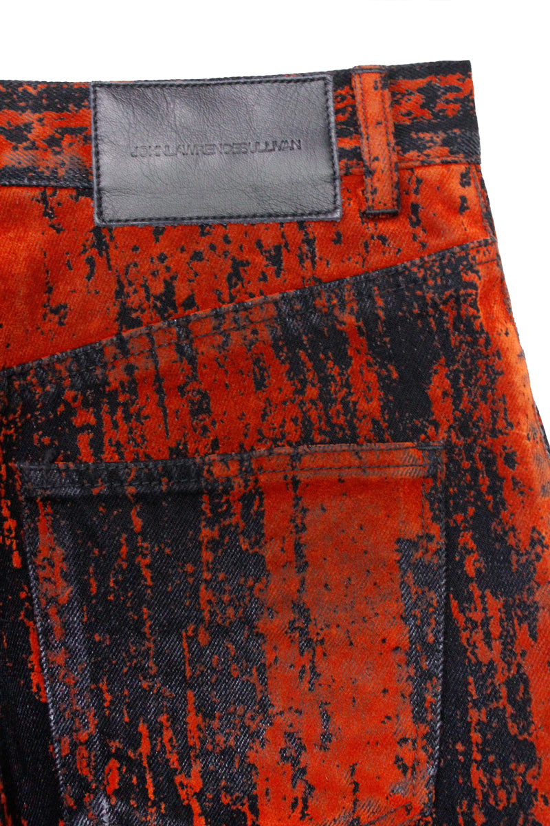 FLOCKED DENIM WIDE PANTS【25AW】