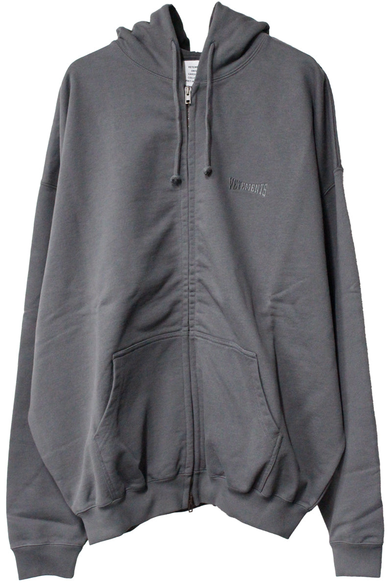LOGO OVERSIZED ZIP-UP HOODIE【25AW】