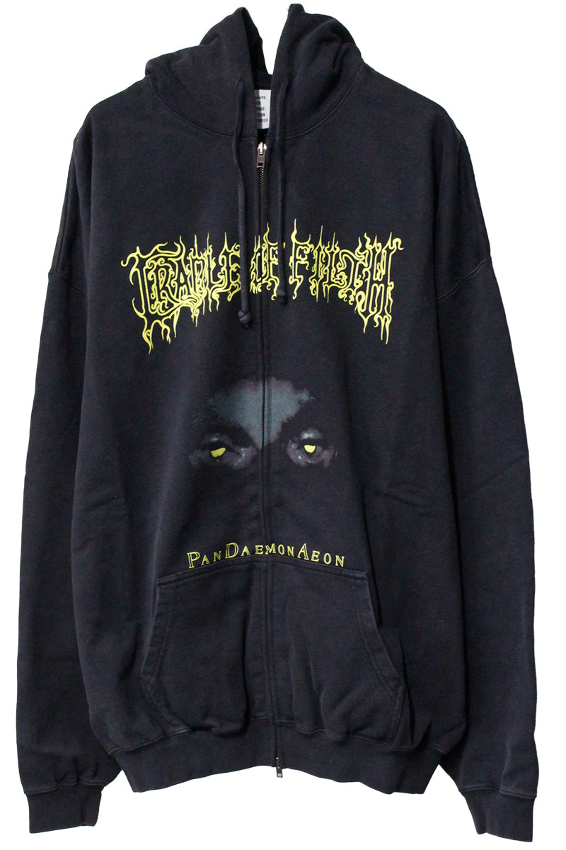 PANDAEMONAEON OVERSIZED ZIP-UP HOODIE【25AW】