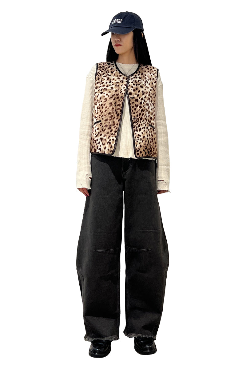 カーブデニムパンツ【25AW】