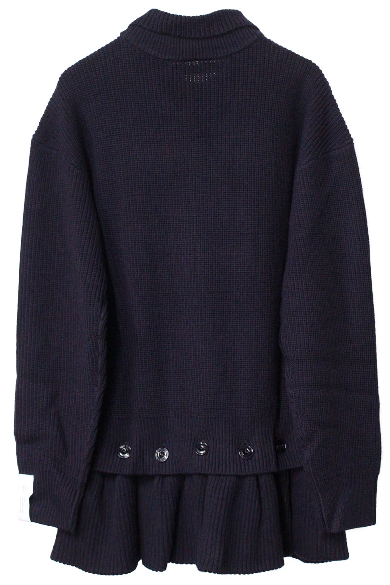 DETACHABLE PEPLUM KNIT【25AW】