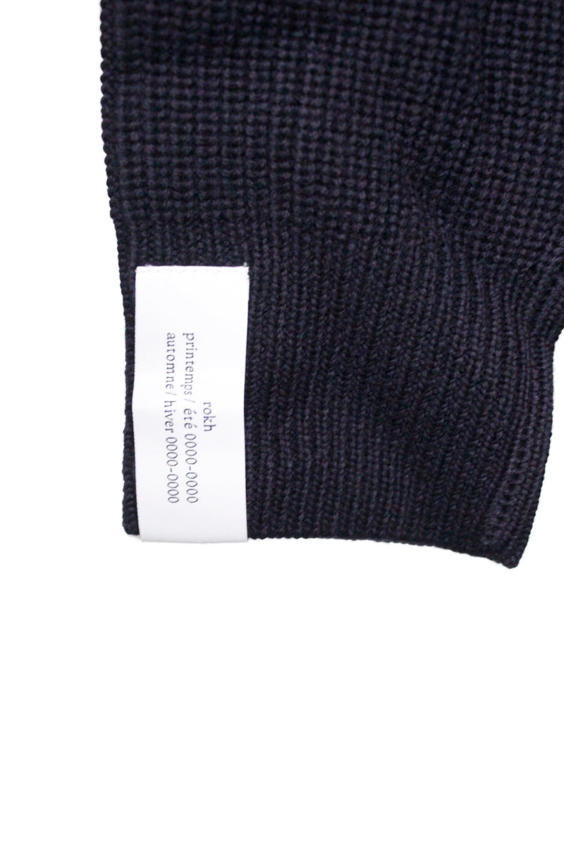 DETACHABLE PEPLUM KNIT【25AW】