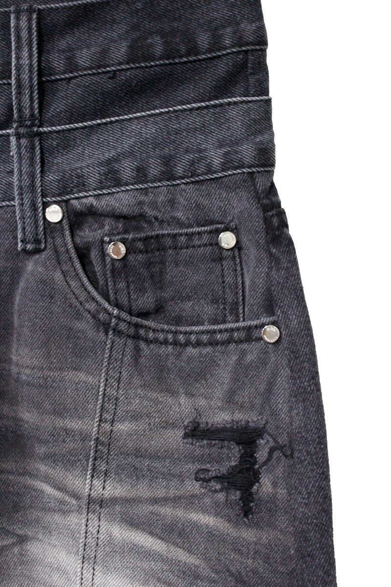 BALLOON SHAPED LAYERED DENIM【25AW】