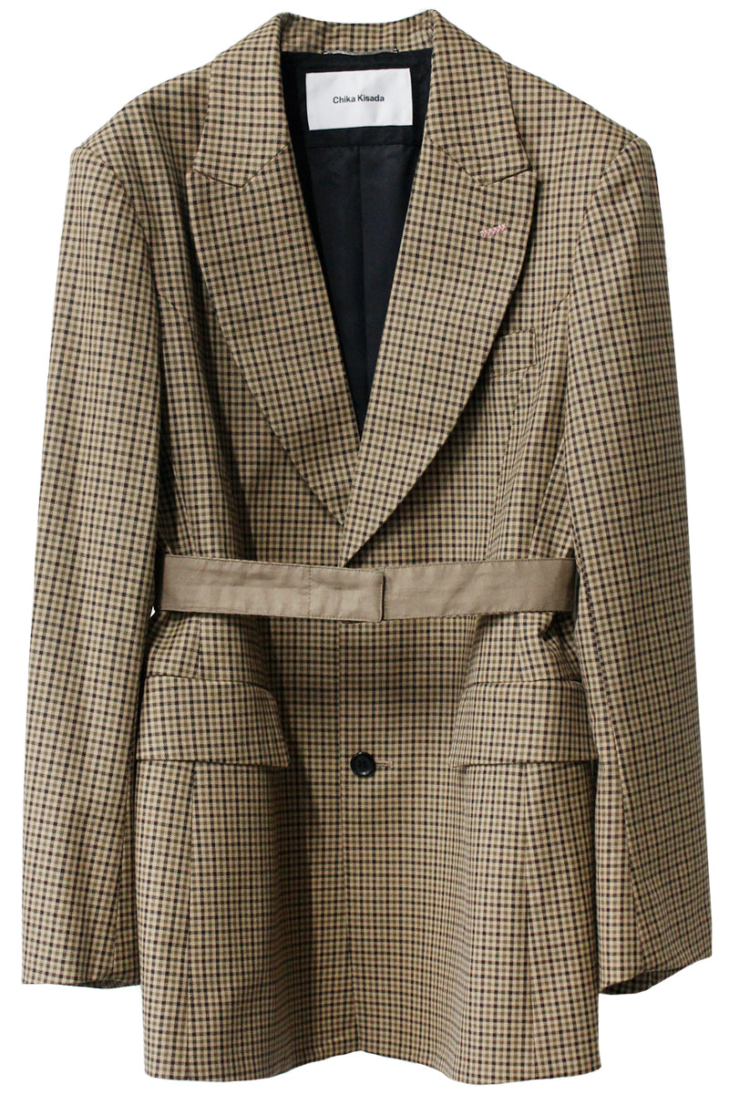 テーラードチェックジャケット【25AW】