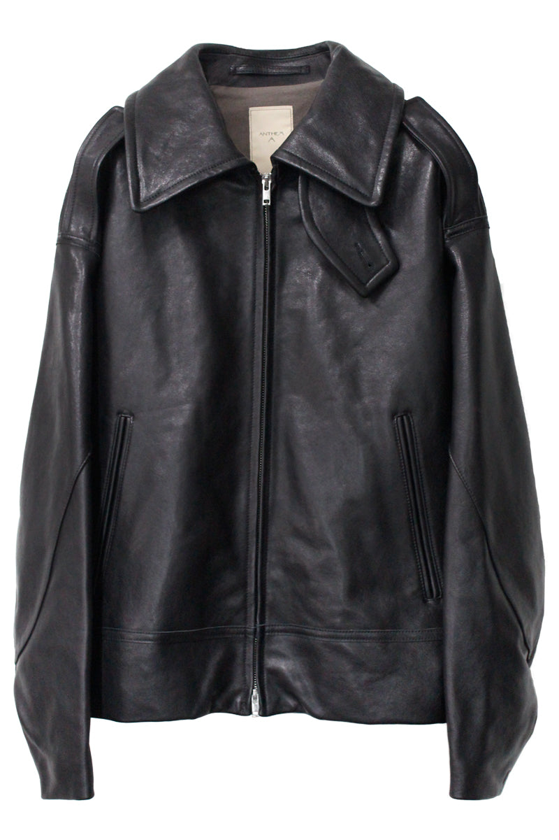 LAMB LEATHER MILITARY BLOUSON【25AW】