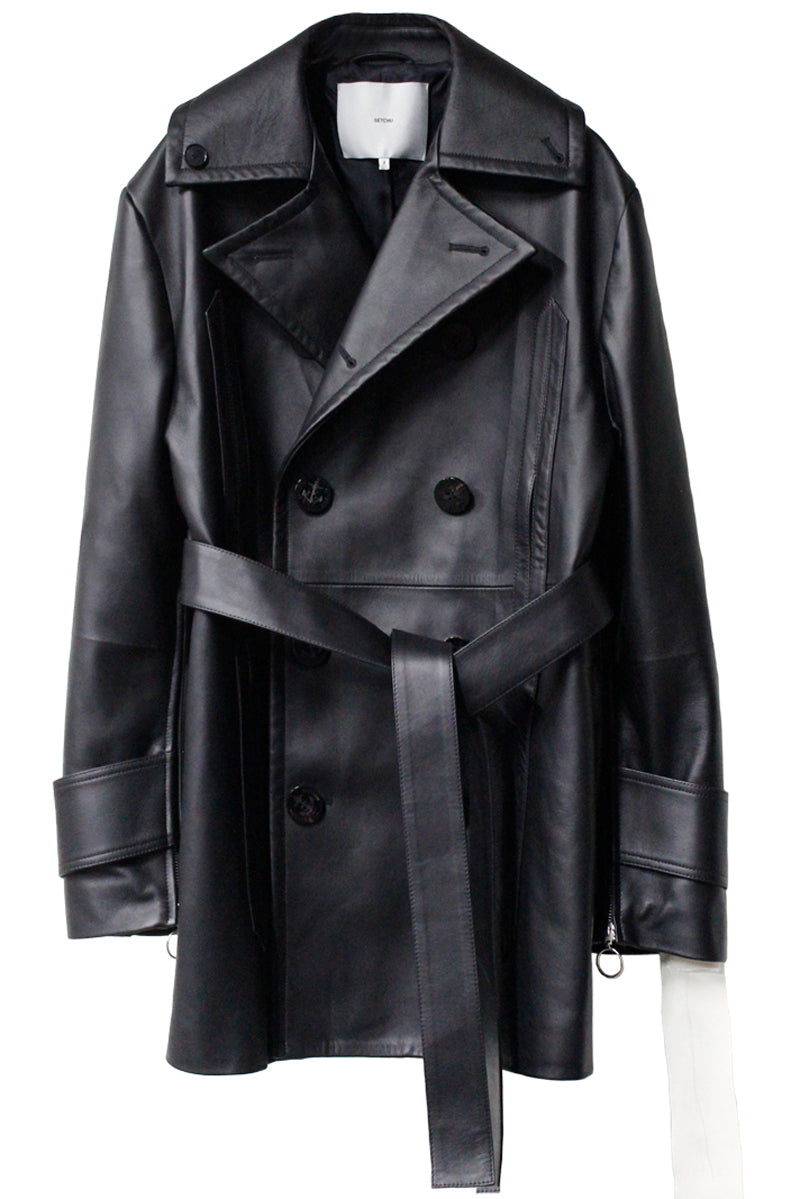 ORIGAMI PEACOAT LEATHER｜SETCHU（セッチュウ）通販オンラインストア