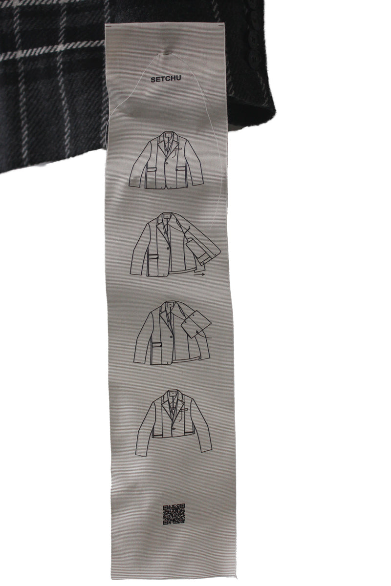 TRAVEL JACKET CANVAS TWEED TARTAN【25AW】