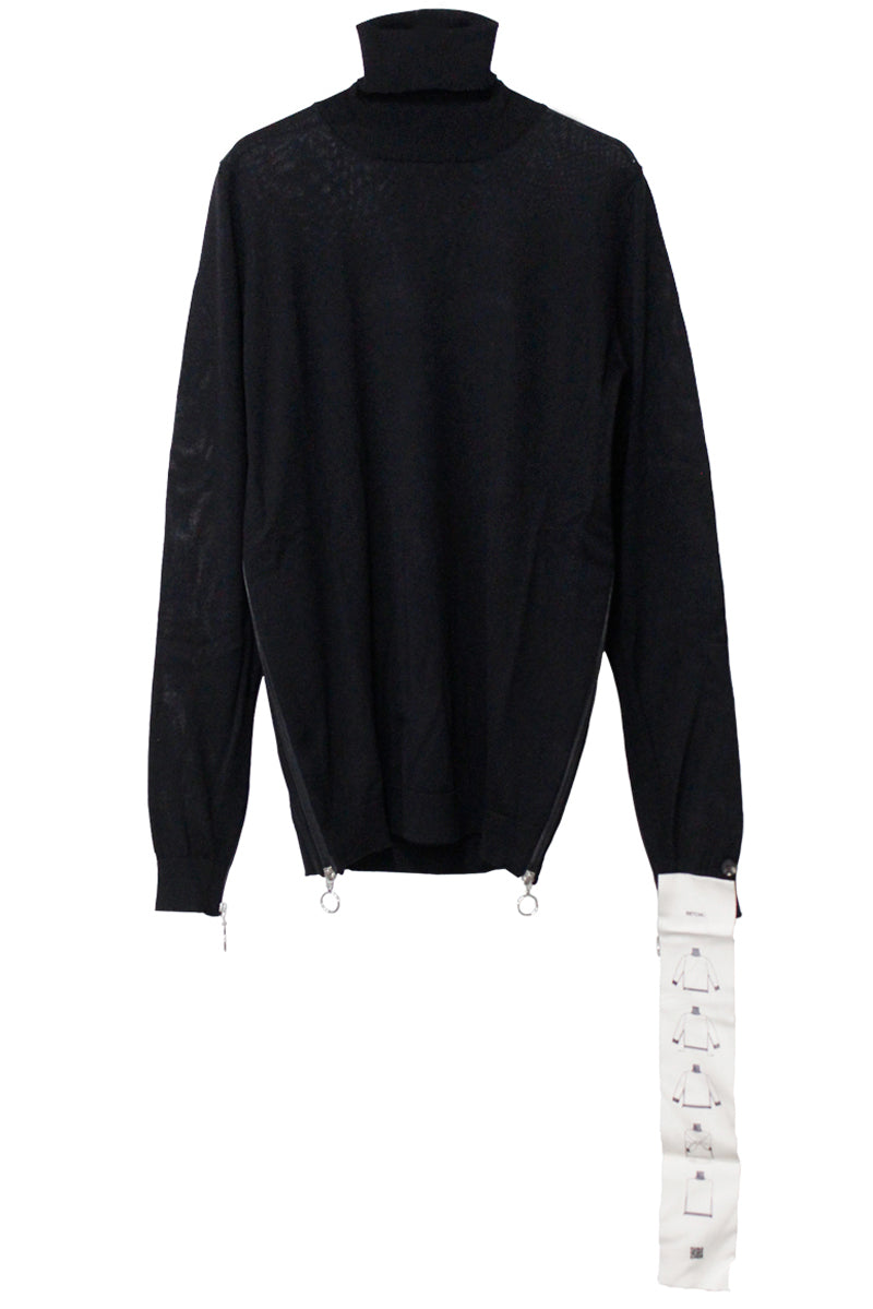 TURTLE NECK KNIT MERINO【25AW】