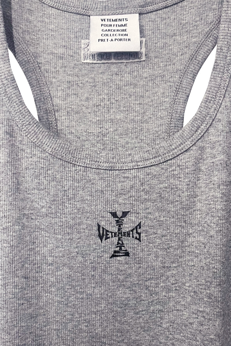 CROSS LOGO TANKTOP DRESS