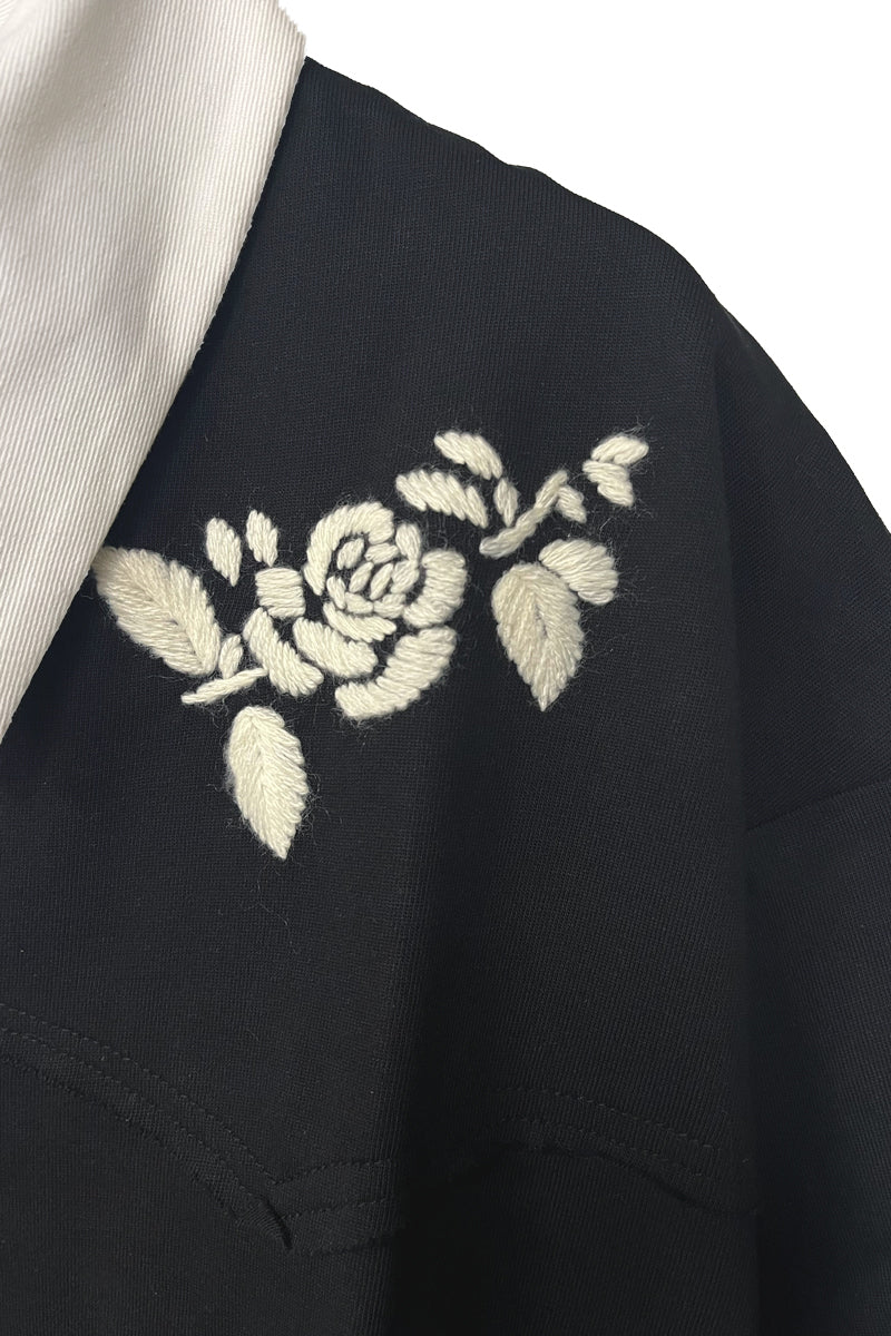 Hand Embroidered S/S Rugby Shirt(MEN)