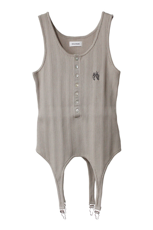 ニットタンクトップ