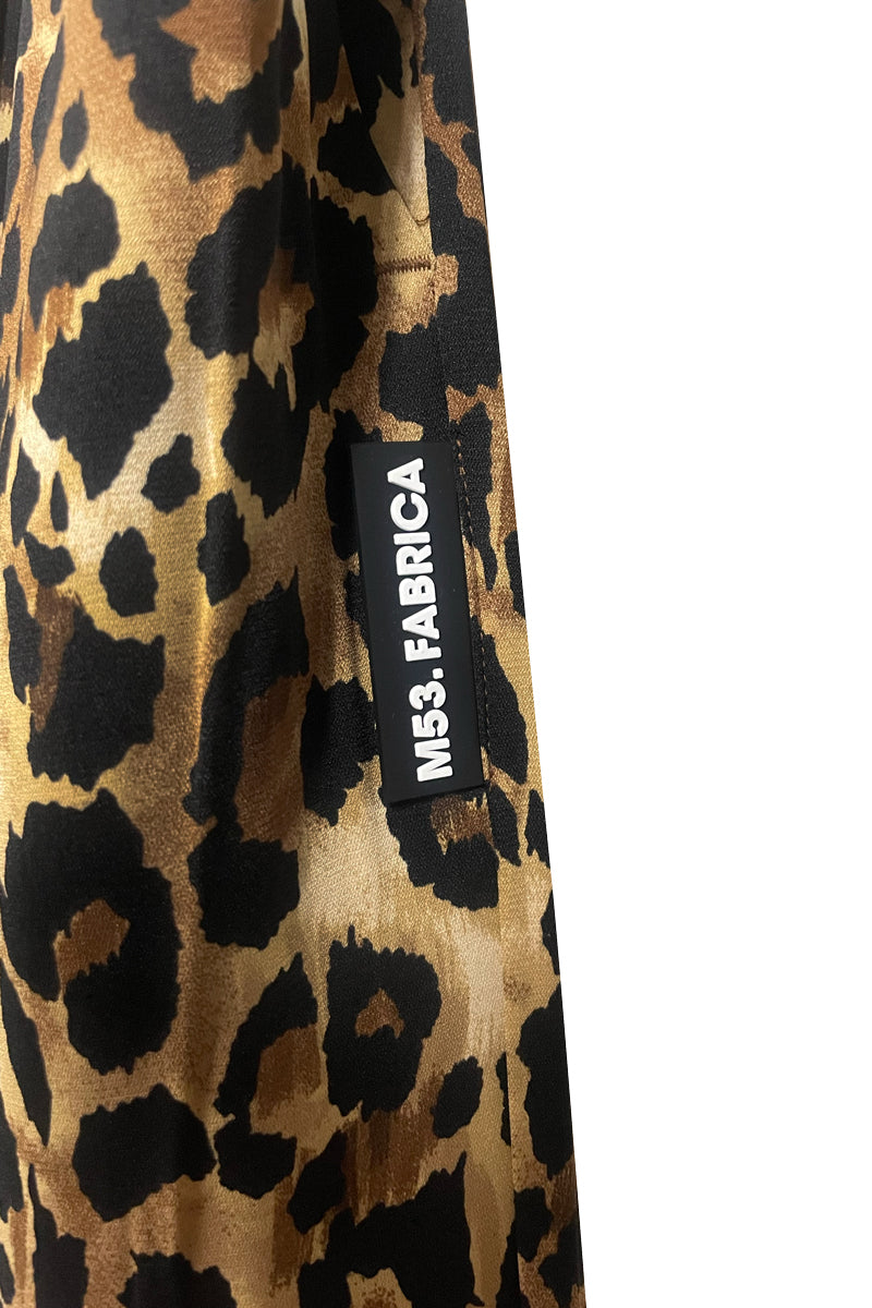 BELTED LEOPARD PANTS(UNISEX)
