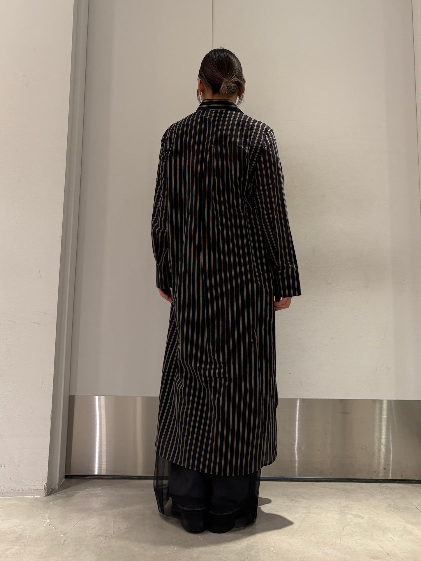 ストライプ柄ワンピース