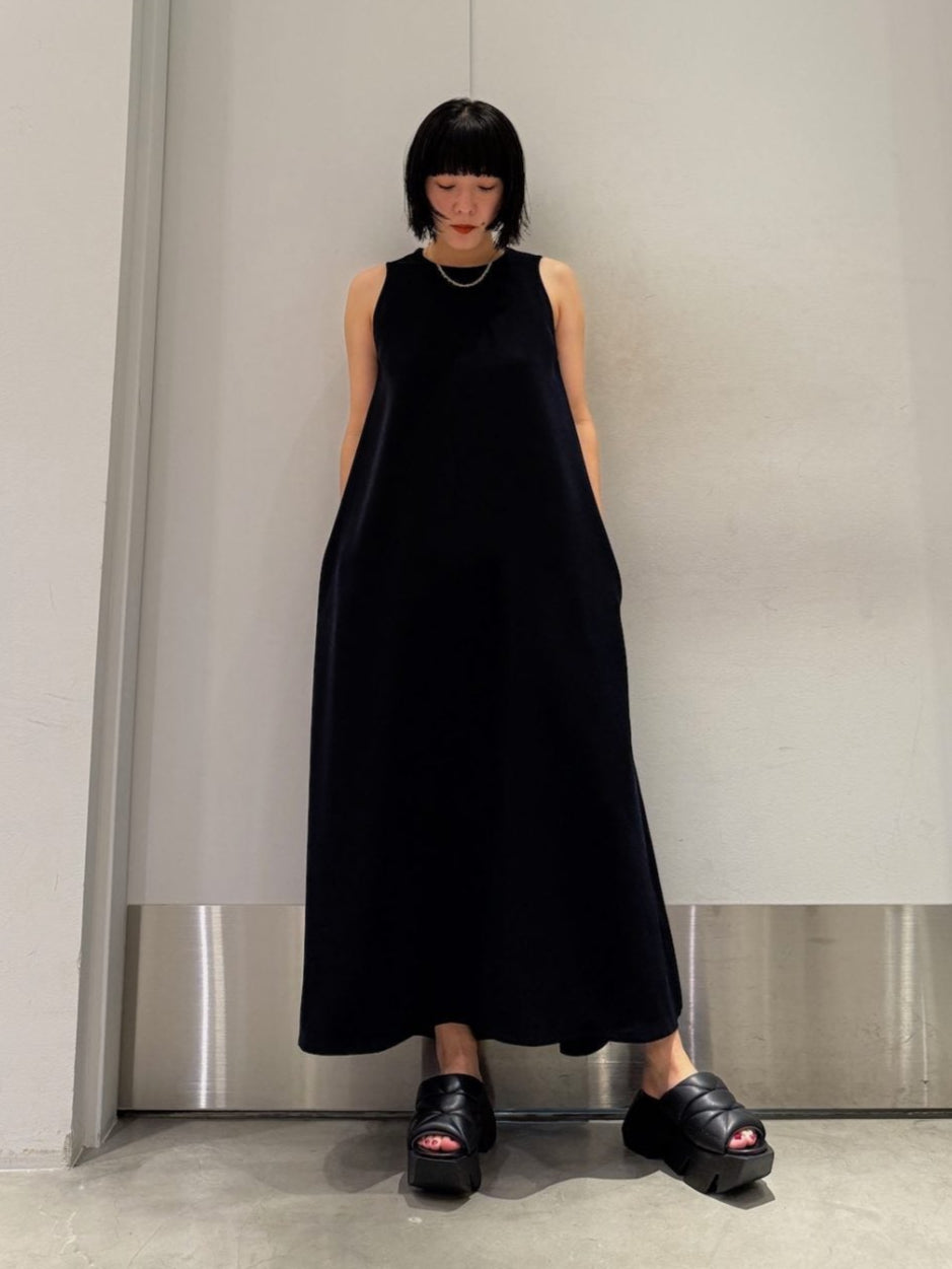 sleeveless trapeze dress【25SS】