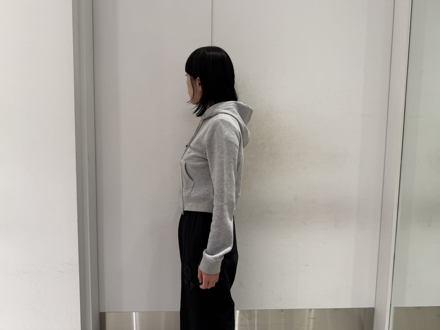BROKEN ZIP-UP HOODIE【25AW】